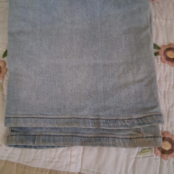 DL1961 Harriet Denim Jumpsuit Lace Tie Front in Dallas $229 Medium NWT *read - Picture 5 of 16